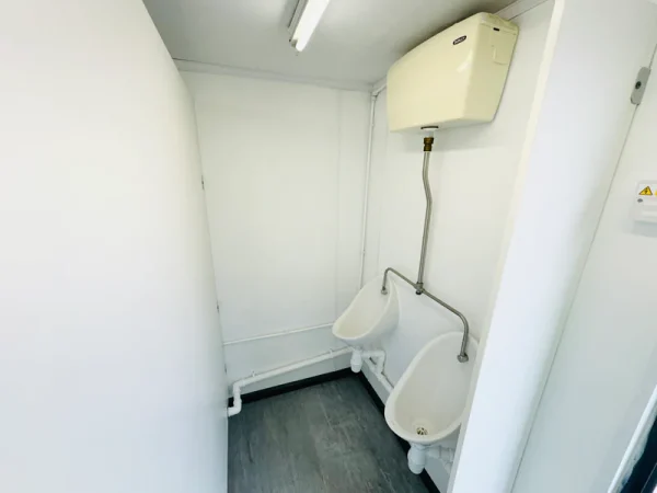 12 x 9 ft Anti-Vandal 2+1 Toilet Block – Portable Steel Restroom Unit - Image 11
