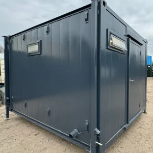 12 x 9 ft Anti-Vandal 2+1 Toilet Block – Portable Steel Restroom Unit