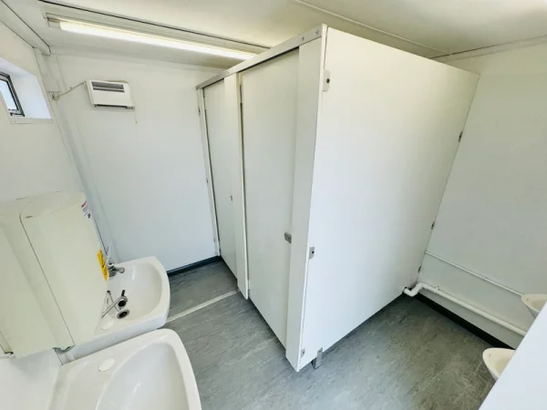 12 x 9 ft Anti-Vandal 2+1 Toilet Block – Portable Steel Restroom Unit - Image 5