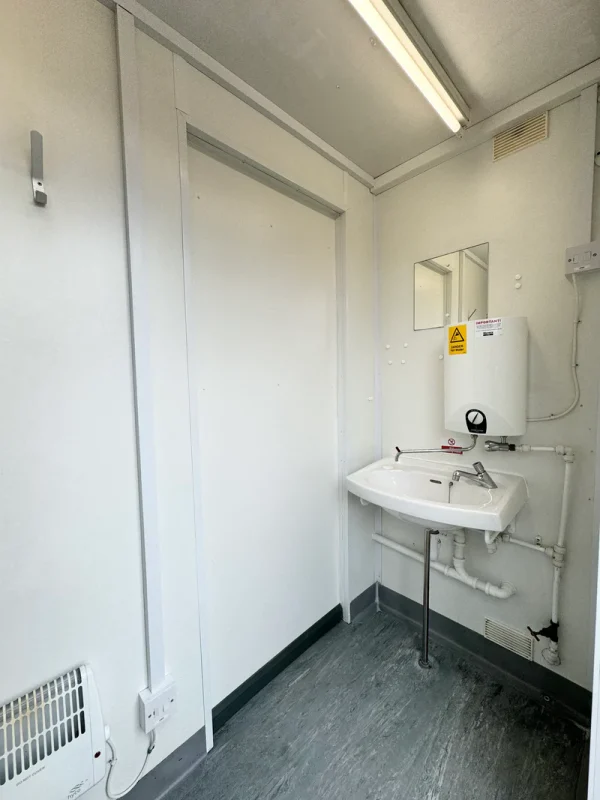 12 x 9 ft Anti-Vandal 2+1 Toilet Block – Portable Steel Restroom Unit - Image 7