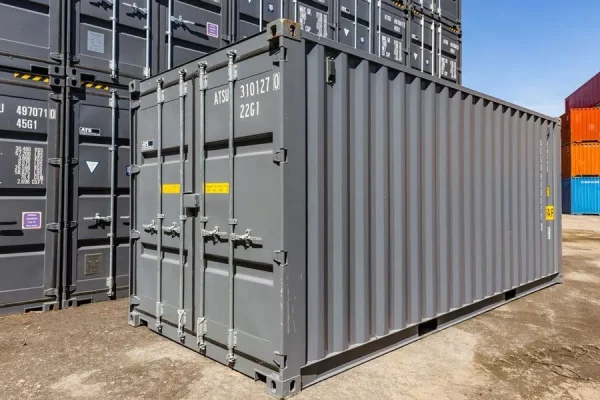 20ft New Double Door Shipping Container – Dual Access Steel Storage - Image 3