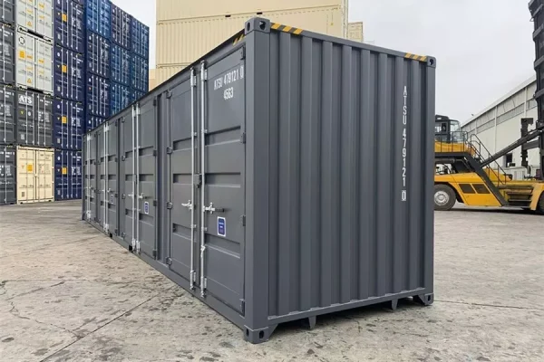 40ft New High Cube Shipping Container with Side Doors – Dual Access Extra Tall Steel Storage Unit