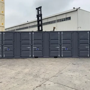 40ft New High Cube Shipping Container with Side Doors – Dual Access Extra Tall Steel Storage Unit