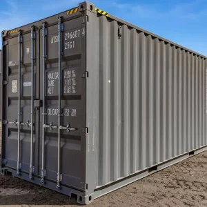 20ft New High Cube Shipping Container – One-Trip Tall Steel Unit – Wind & Water Tight
