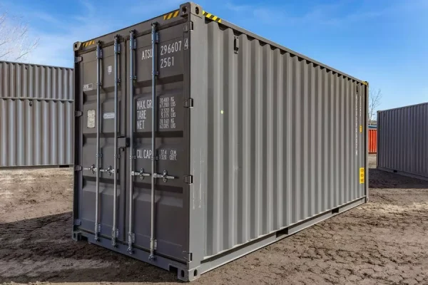 20ft New High Cube Shipping Container – One-Trip Tall Steel Unit – Wind & Water Tight