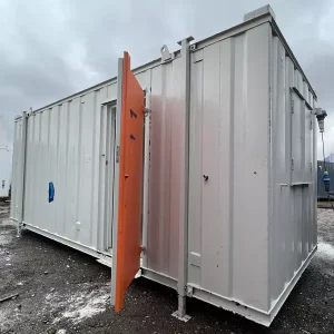 20x8ft Shipping Container Office – Portable Anti-Vandal Building | Site Office