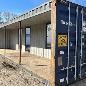 40ft HC Used Shipping Container with Full Side Access