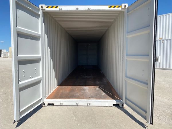 40ft New High Cube Double Door Shipping Container – Dual Entry Extra Tall Steel Storage