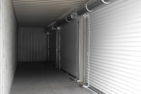 40ft High Cube Shipping Container with Roll-Up Doors