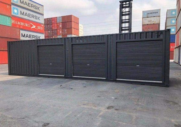 40ft High Cube Shipping Container with Roll-Up Doors