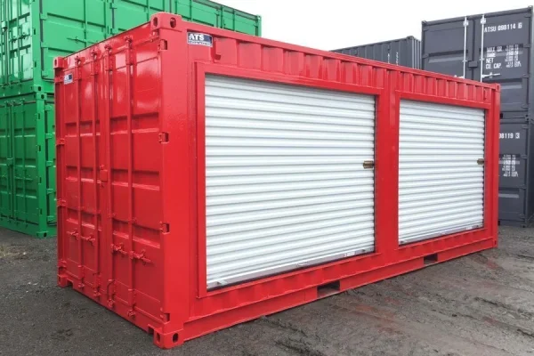 20ft New Shipping Container with Roll-Up Doors – Side Access Steel Storage Container