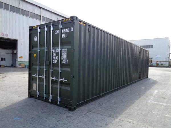 40ft New Shipping Container – One-Trip Corten Steel Storage Unit
