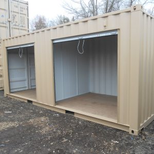 20ft New Shipping Container with Roll-Up Doors – Side Access Steel Storage Container