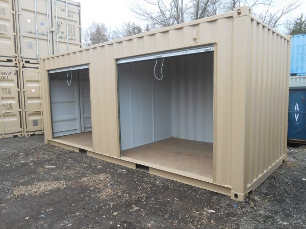 20ft New Shipping Container with Roll-Up Doors – Side Access Steel Storage Container
