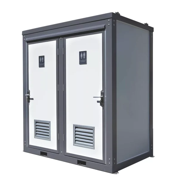 Dual Portable Toilet and Bathroom | Mobile Restroom with Sink