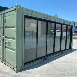 Modified 20ft Container with Glass Door and AC