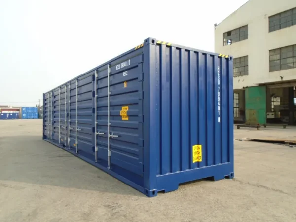 40ft New High Cube Open Side Shipping Container – Full Side Access Steel Unit