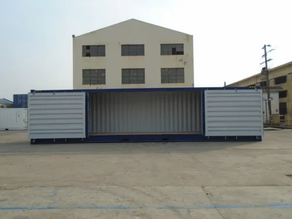 40ft New Shipping Container with Side Doors – Full-Length Side Access Storage Unit