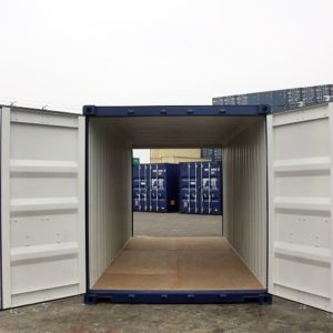 20ft New Double Door Shipping Container – Dual-Sided Steel Storage – One-Trip, Secure and Durable