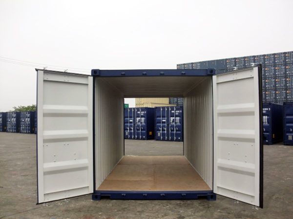 20ft New Double Door Shipping Container – Dual-Sided Steel Storage – One-Trip, Secure and Durable