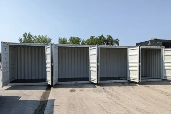 40ft New High Cube Shipping Container with Side Doors – Dual Access Extra Tall Steel Storage Unit
